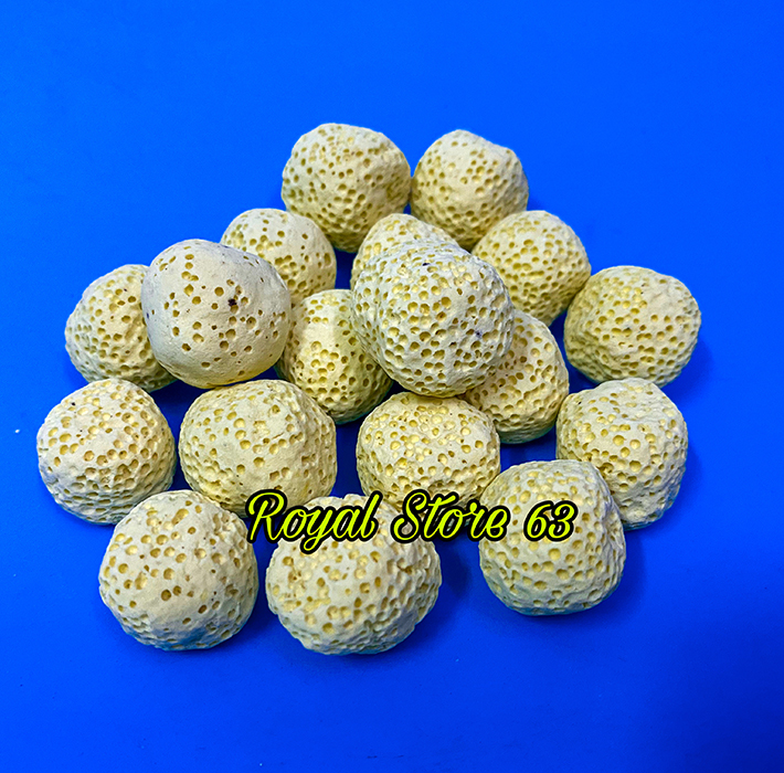 Sứ lọc vật liệu lọc cho bể cá cảnh (Sứ bi vàng)