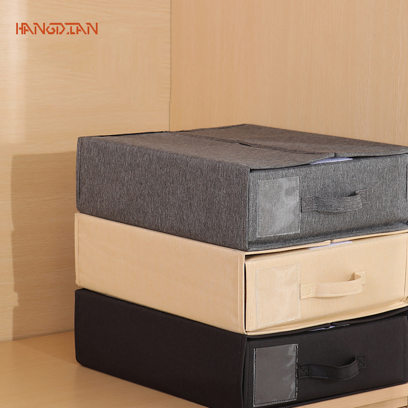 Storage box for household clothes, blanket sorting box, foldable portable bed sheets, quilt storage box, wardrobe storage box
