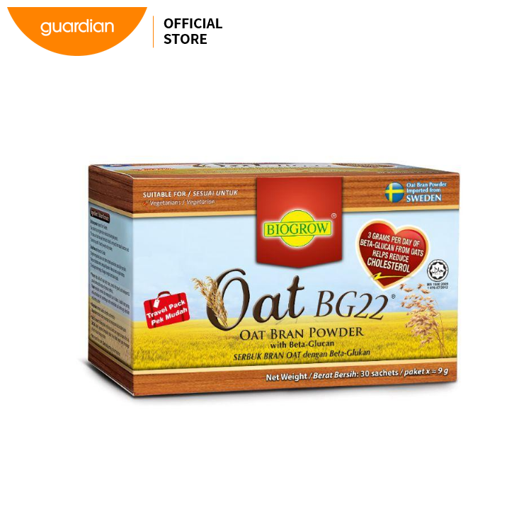 Biogrow Oat BG22 Powder Sachets 30x9g Lazada