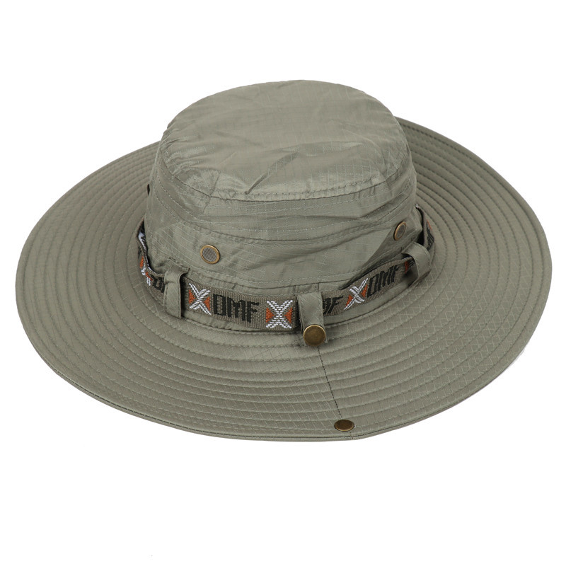Outdoor anti-UV beanie hat men's summer fisherman hat sun hat sun protection hat Korean version mountaineering fishing hat