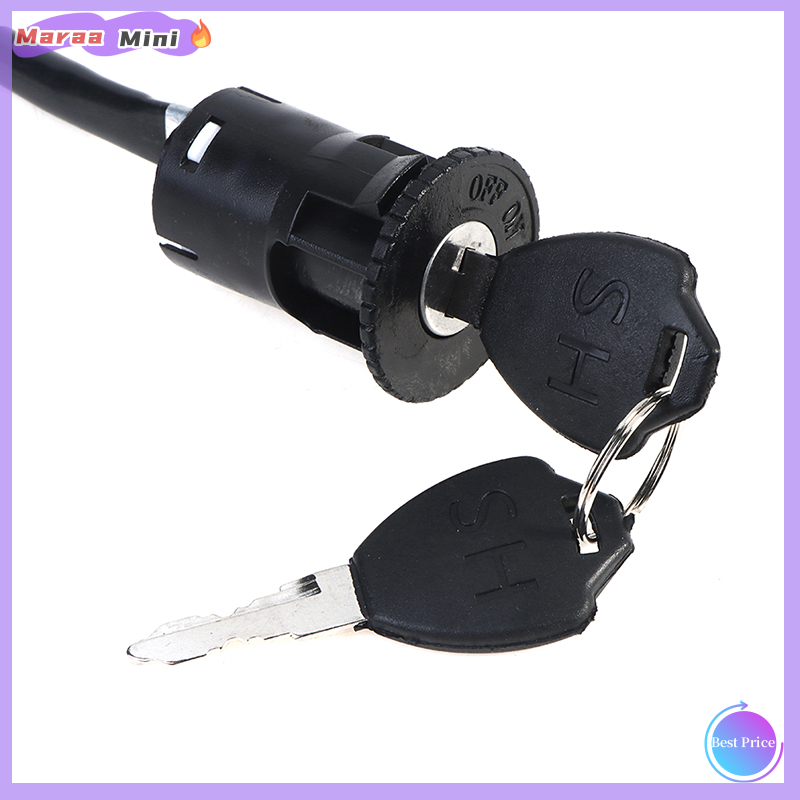 Maraa Universal Ignition Switch Key Power Lock For Electric Bicycle Electric Scooter