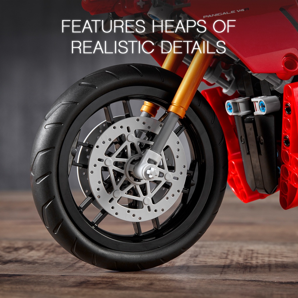 Bộ Đồ Chơi Lắp Ráp LEGO Technic Ducati Panigale V4 R 42107 (646 Miếng)