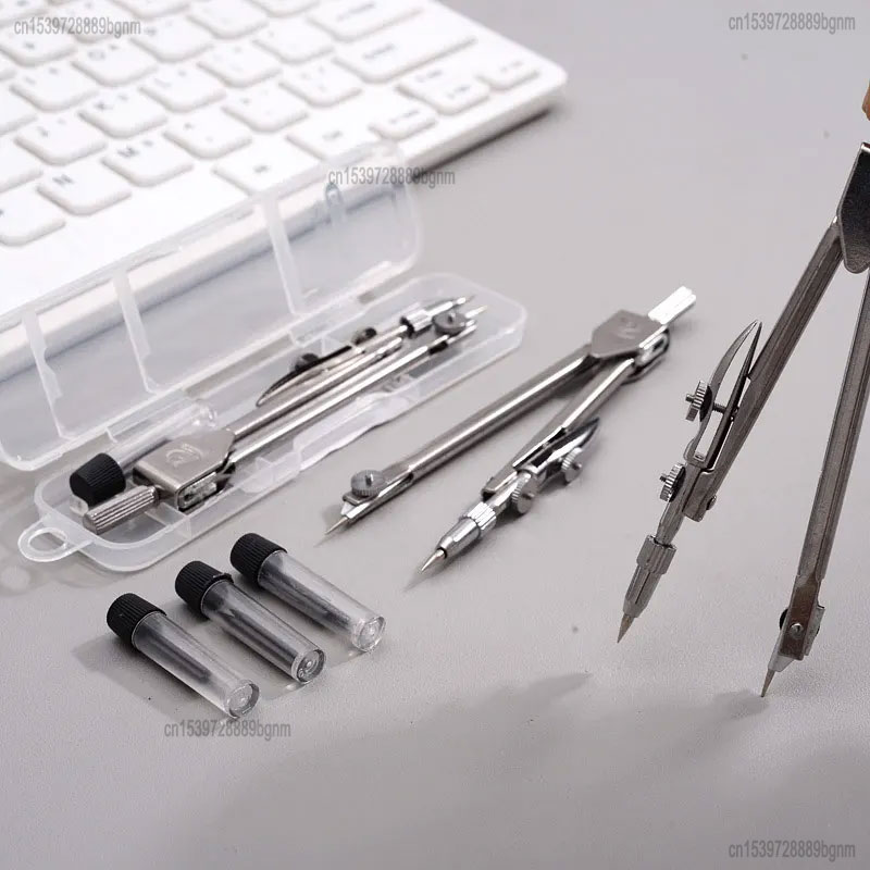 【linfang store】Compasses Instrument Box Set Art Design Drawing Engineering Office School Student Math Geometry Drafting Supplies. 