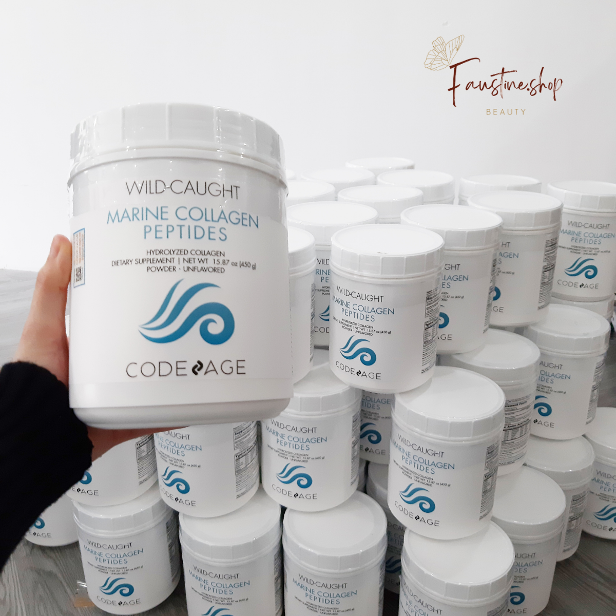[CHÍNH HÃNG] Marine Collagen PEPTIDES dạng bột thủy phân, giúp trẻ hóa làn da, căng mịn da của Codeage