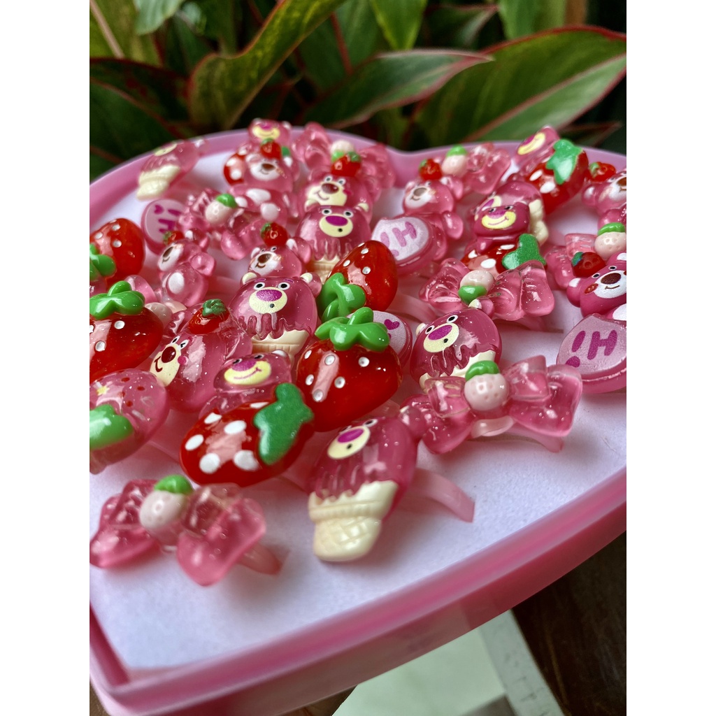 Nhẫn đeo tay Gấu Dâu