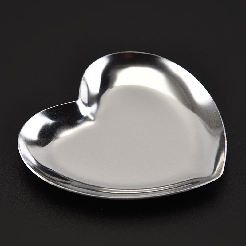 Metal Tray Stainless Steel Plate Oval Cake Fruit Dessert Tray Western Steak Dish Rectangular Snack Plate Jewelry Storage Tray