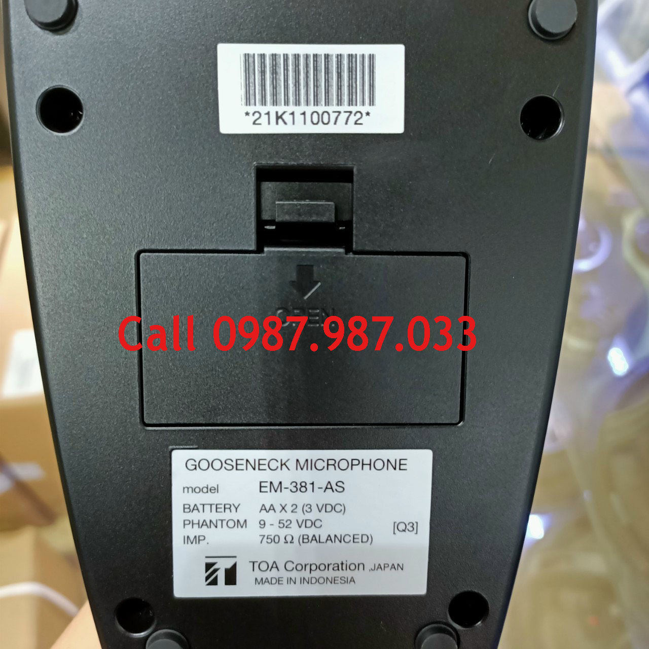 Micro TOA EM 381 Made in indonesia