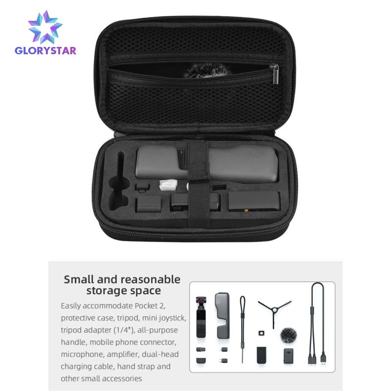 Mini Carrying Case for DJI POCKET 2 Handheld Portable Bag Storage Hard Shell Box