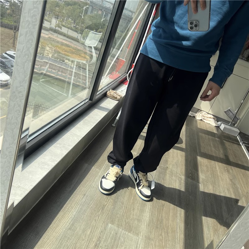 (Ảnh thật) Mẫu mới quần jogger trơn basic bo ống thể thao dày dặn forhimcs2 jogger 9000073E