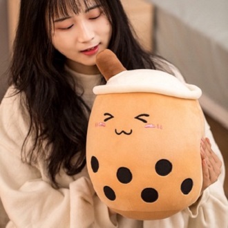 Gấu bông trà sữa gối ôm cute mini giá rẻ size 15cm 30cm 40cm quà tặng xinh xắn - Gấu Xinh - G44