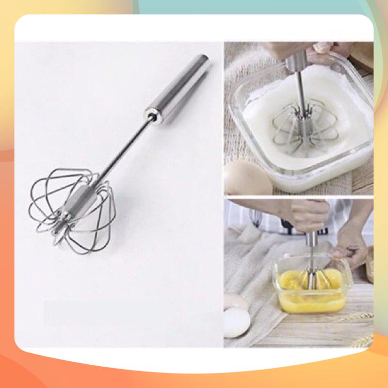 Cây đánh trứng inox bằng tay chắc chắn