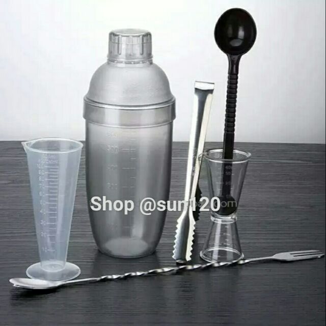 Combo 6 dụng cụ định lượng pha chế cocktail trà sữa H06