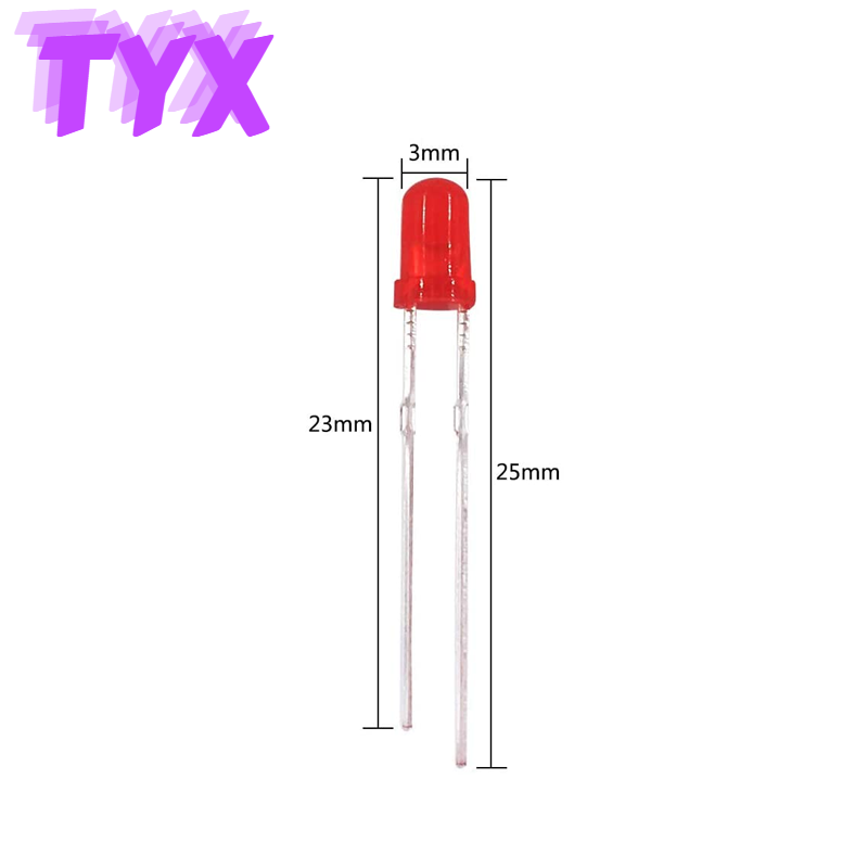 【UrbanNomad】100pcs m LED Light Diodes, Red/Green/Yellow/Blue/White LED Circuit Assorted Kit for Science Project Experiment COMPONENT DIY k. 