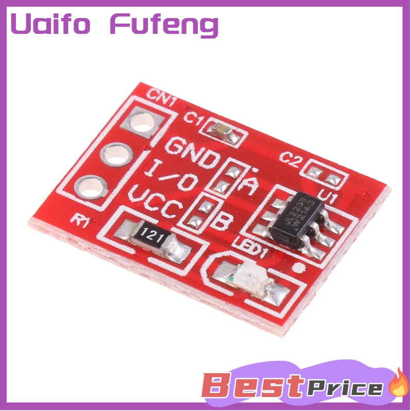Uaifo 10PCS TTP223 Touch Button Switch Capacitive Sensor Module Self-Locking