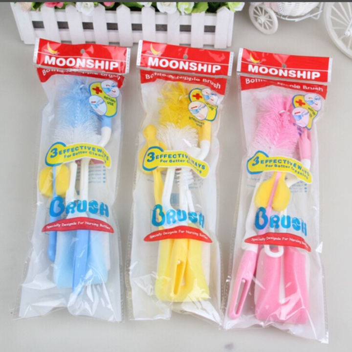 Bộ 5 món cọ rửa ly bình tiện lợi