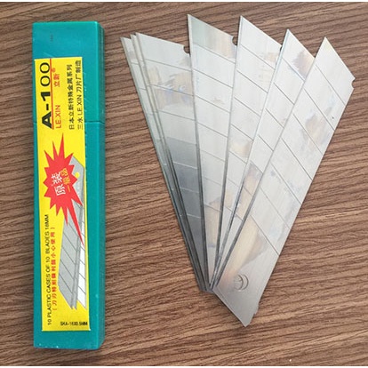 Pvn32085 combo 10 lưỡi dao rọc giấy, cắt giấy loại lớn t8
