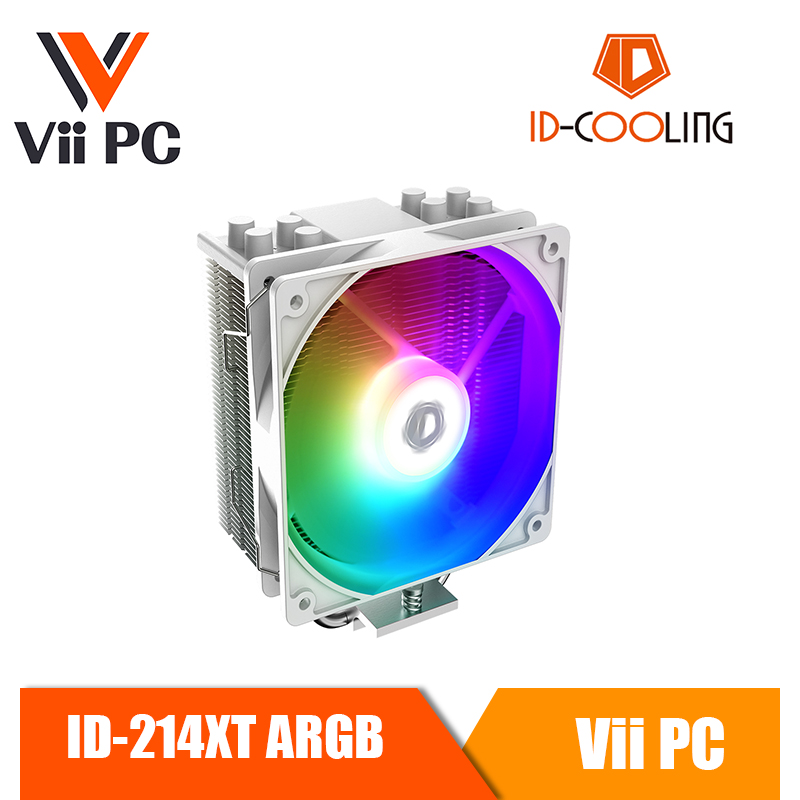 ID-COOLING SE-214-XT ARGB CPU Cooler 4 Heatpipes CPU Air Cooler