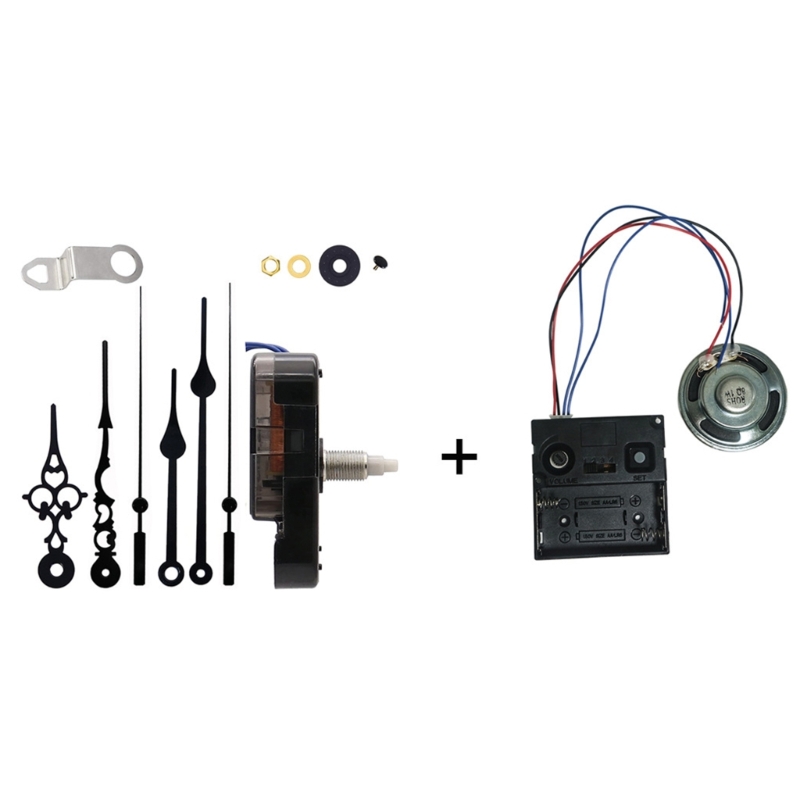 Wall Quartz Pendulum Clock Movement Mechanism With Long Shaft Music Box ...