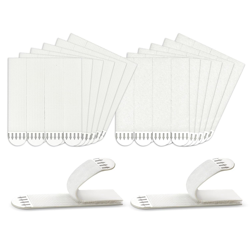 Picture Hanging Strips Heavy Duty,24-PairsSticky Picture Hangers for Walls,Hanging Pictures Without Nail White