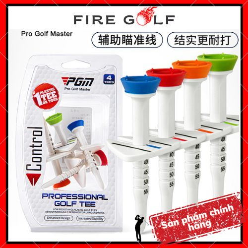 Tee Golf Control PGM QT022 CHÍNH HÃNG 77mm có 5 nấc điều chỉnh được độ cao phù hợp