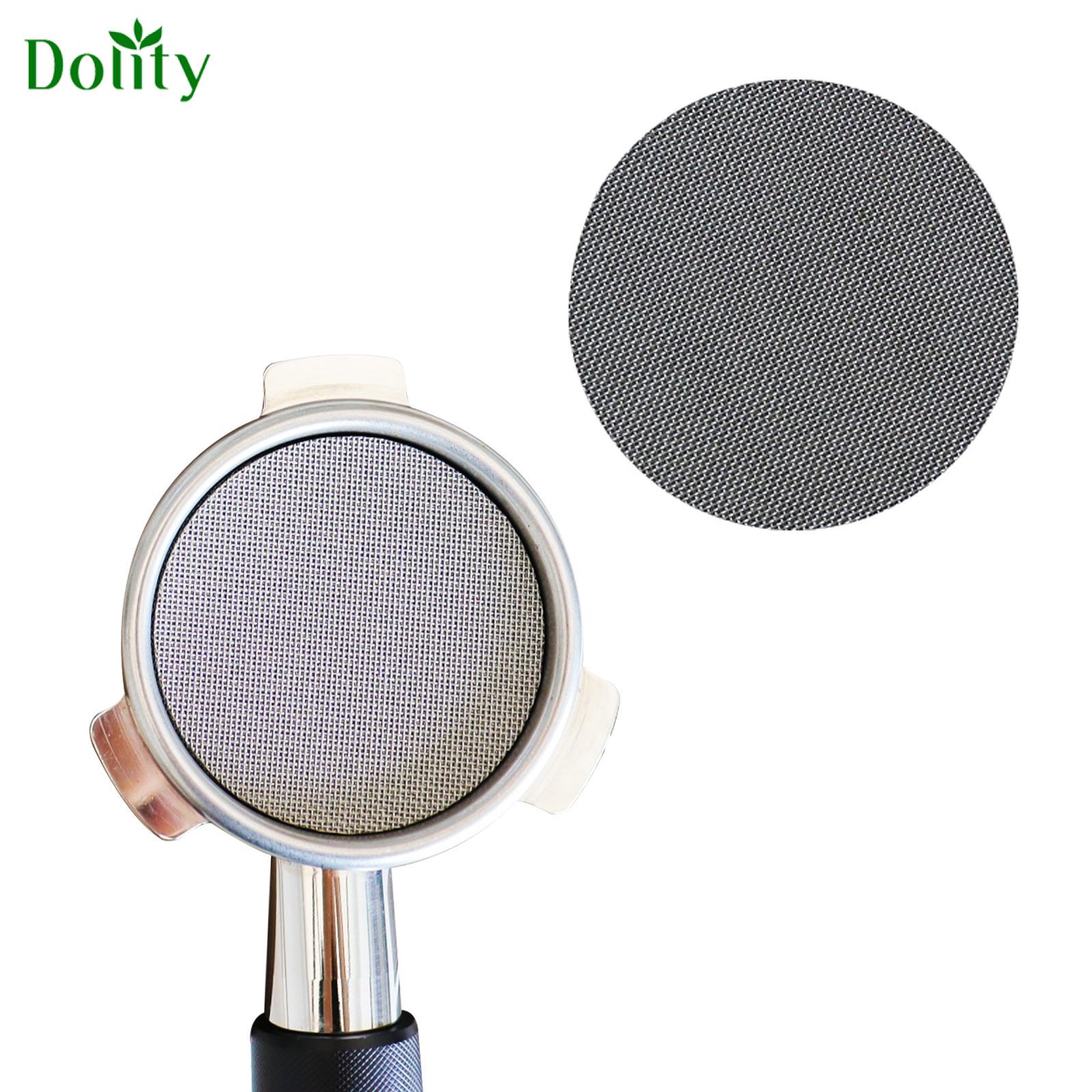 Dolity Espresso Puck Screen Reusable Coffee Filter Replacement Espresso Machine
