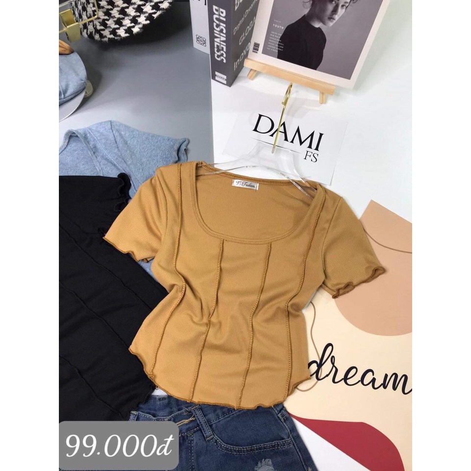 Áo Nữ 🌺SALE🌺 Áo Croptop đen trắng Thun Body chất liệu nhập khẩu cao cấp Nhiều Màu Dáng Ôm Siêu Đẹp