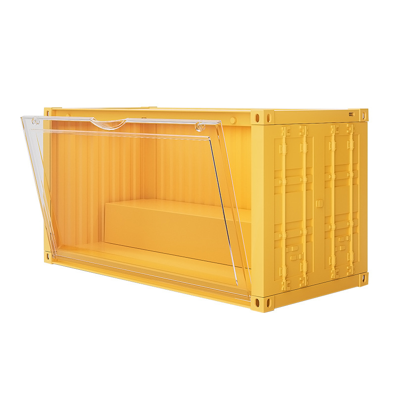 New container figure storage box blind box storage display stand Bubble Mart model display cabinet transparent dustproof