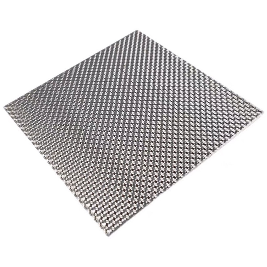 Embossed Aluminum Heat Shield Heat Shield Firewal Floor Pan Fuel Tank Silver Turbo Manifold 300mm X 500mm Aluminum