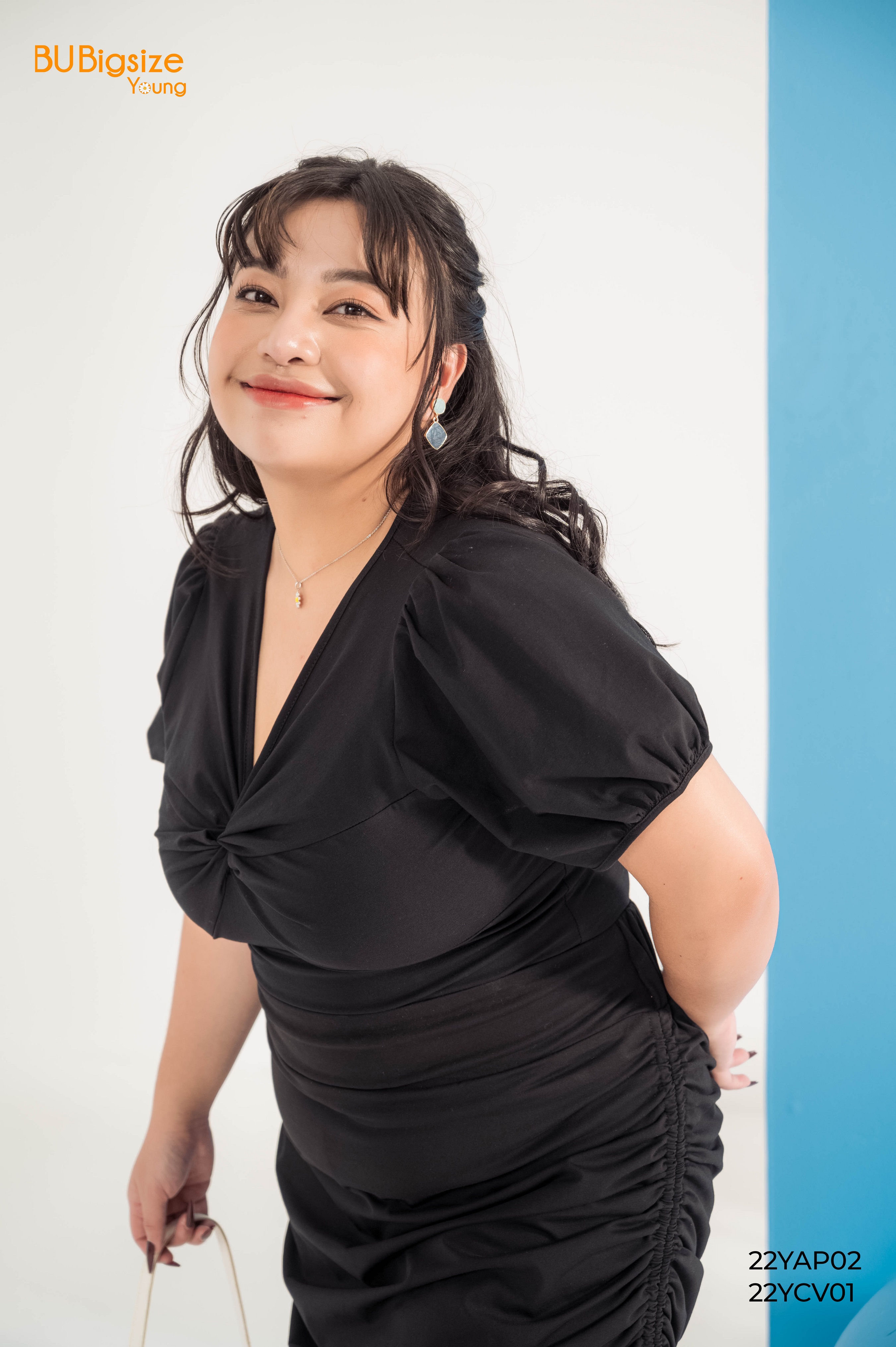 Chân váy thun rút nhún sườn BIGSIZE (55kg đến 95kg) - 22YCV01 - [BU Bigsize Young]