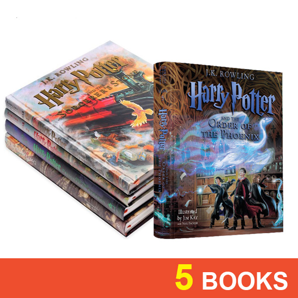 洋書Harry Potter : Illustrated Edition 5冊 SG Stock] Harry Potter Illustrated Edition (5 Hardcover