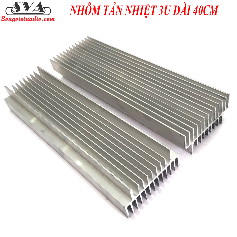 NHÔM TẢN NHIỆT 3U DÀI 40 CM.