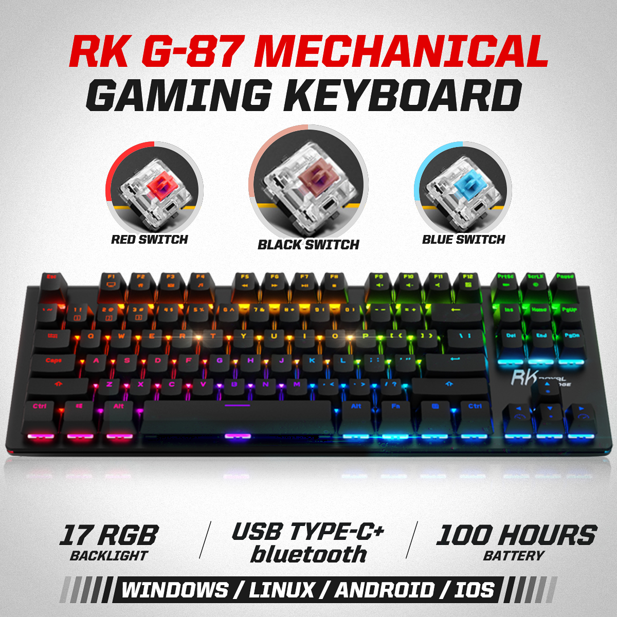 royal kludge g87 87 keys