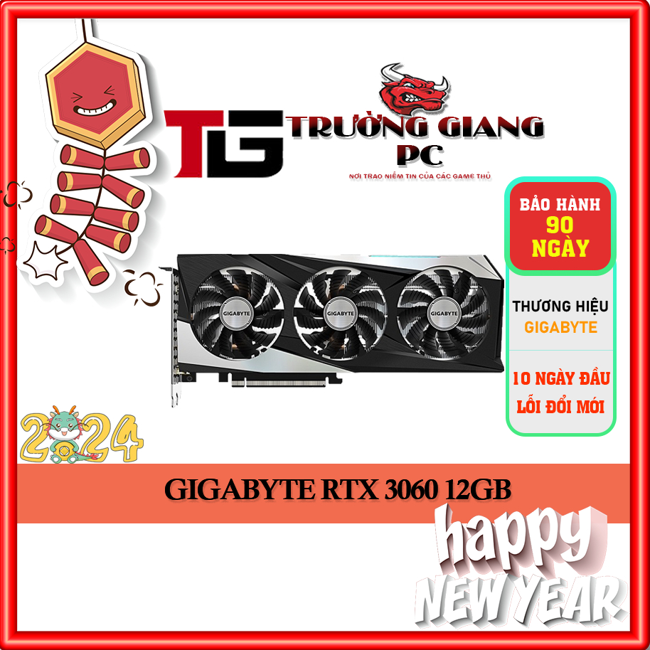 VGA CARD MÀN  HÌNH GIGABYTE RTX 3060 12GB