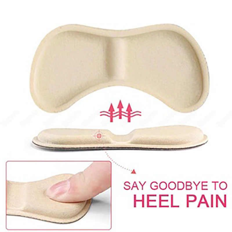2 miếng dán giày 4D chống tuột gót, đau gót chân cho giày công sở, thể thao nam nữ
