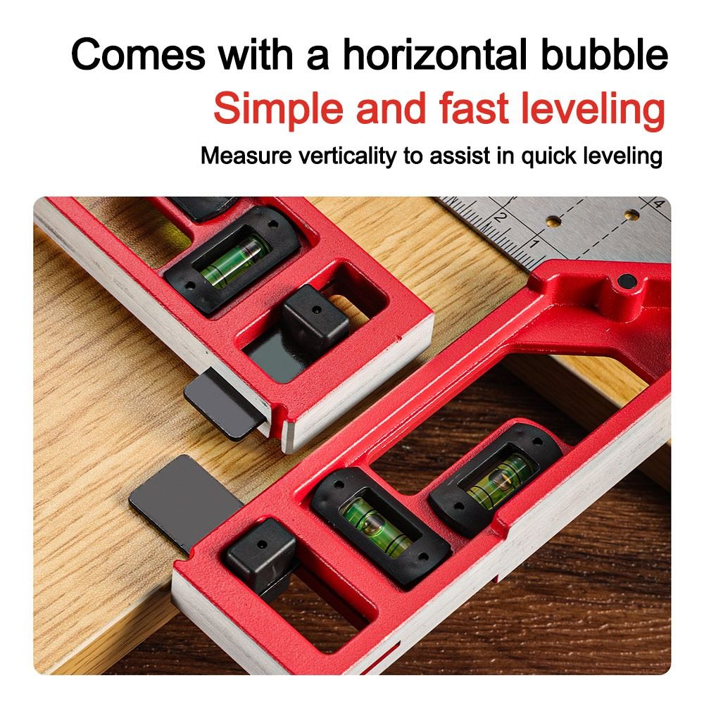 Multi-functional Quick-positioning Woodworking Angle Ruler L-shaped ...