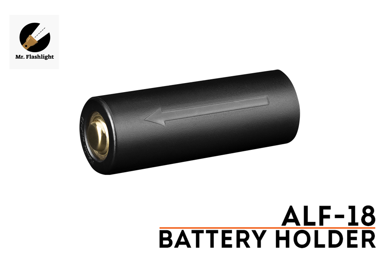 Adaptateur Batterie FENIX ALF-18 18650 Vers 21700 - Contacts Cuivre Pour Lampes Torches