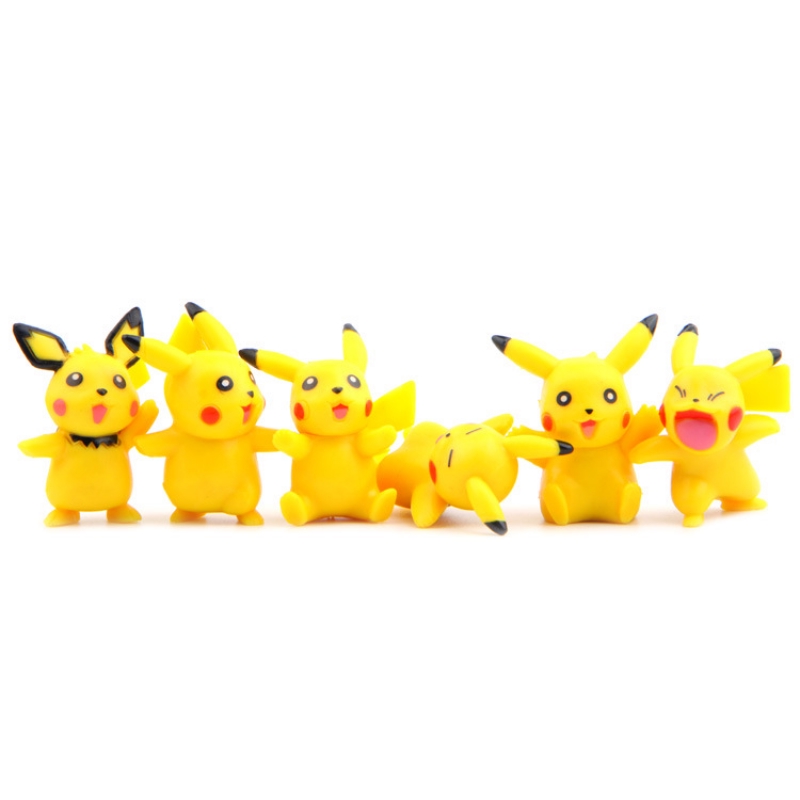 Đồ chơi 18 mô hình nhân vật Pikachu dễ thương cho bé