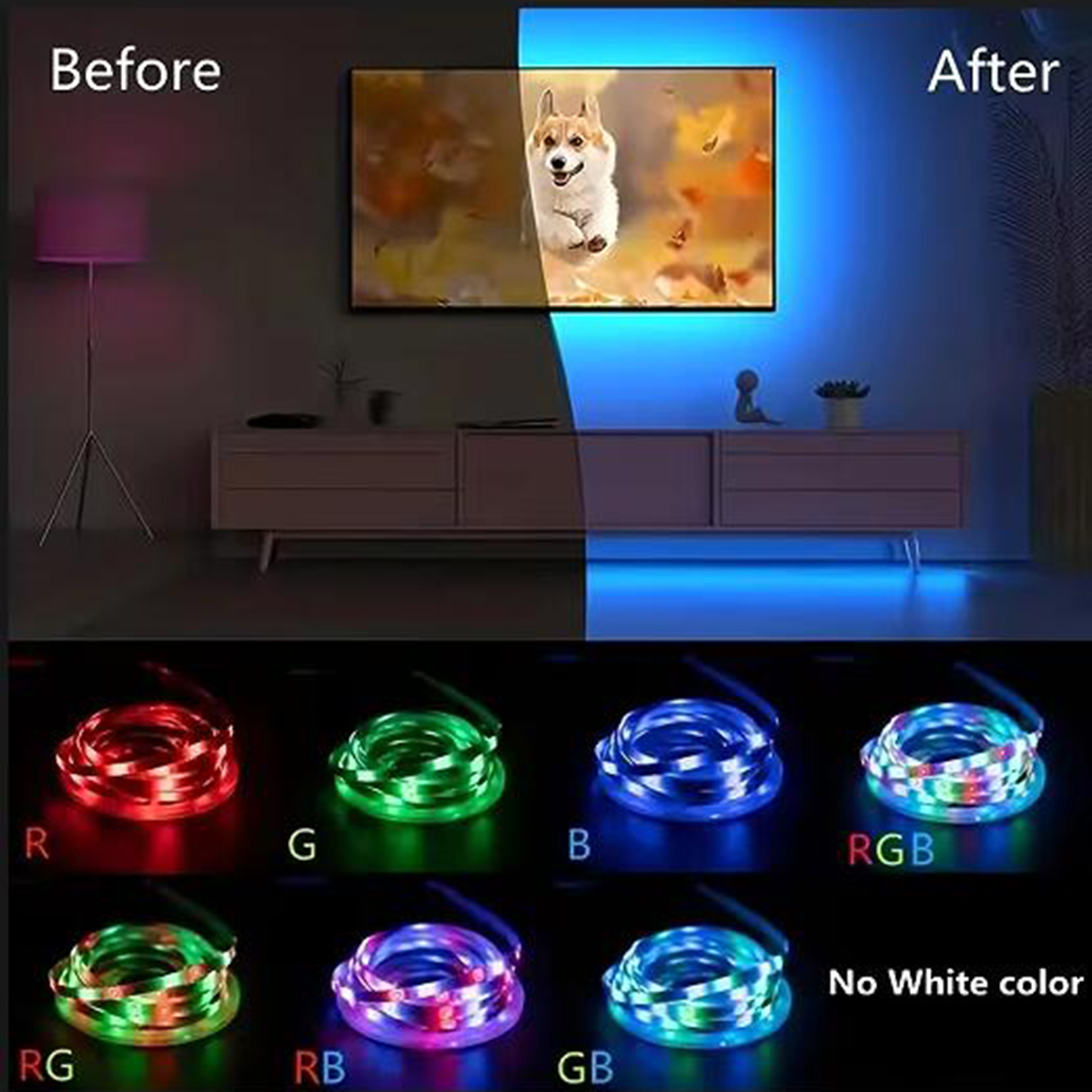 Tape Bluetooth USB LED Strip 5050 SMD 5V USB RGB Lights Flexible LED ...