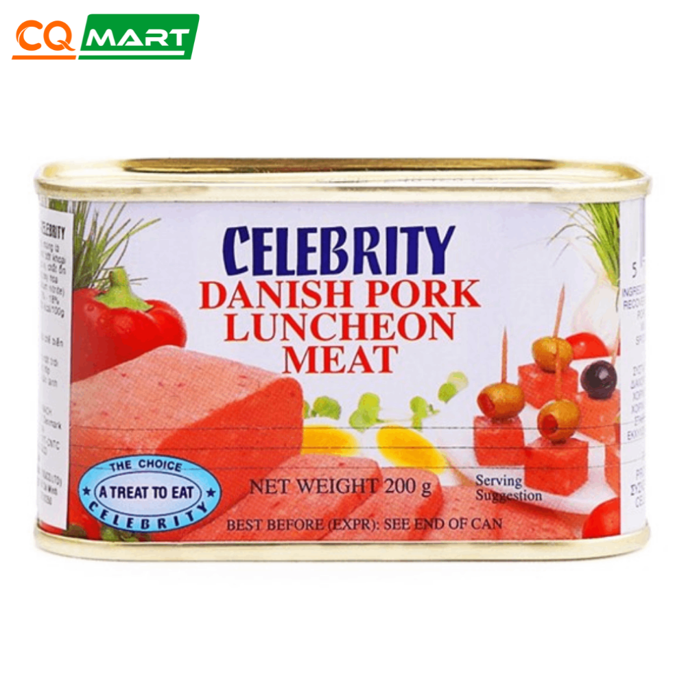 Pate Thịt Heo Luncheon Meat Celebrity Hộp 200g