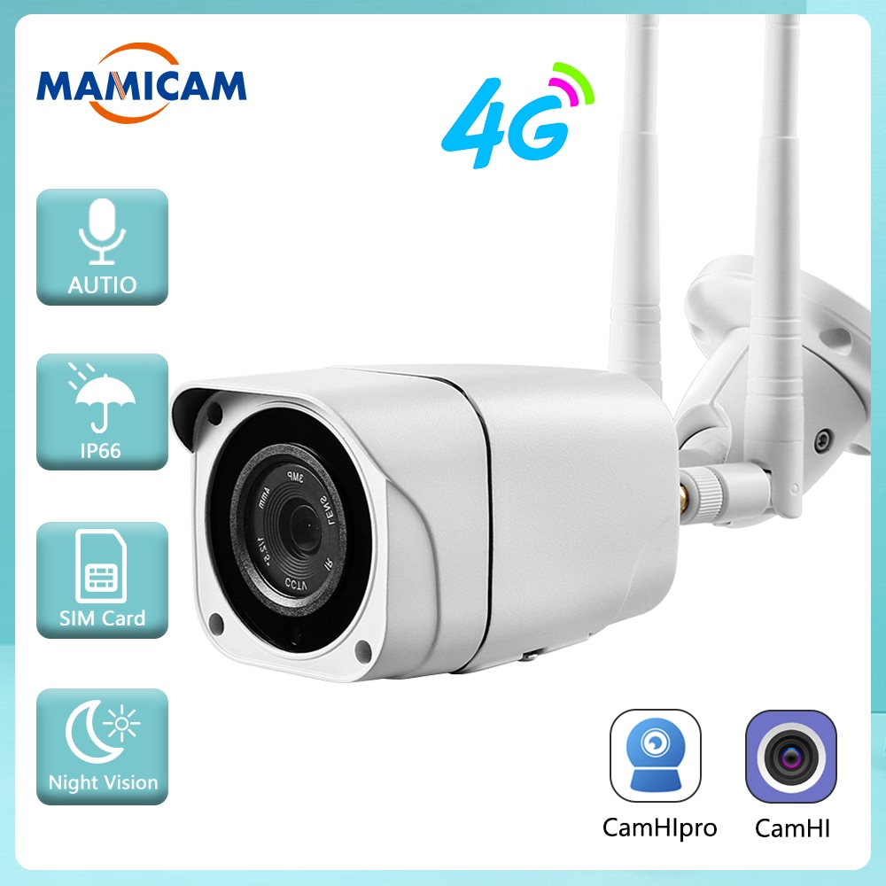5MP Video Surveillance Camera With Sim Card 4G 3G WIFI Security