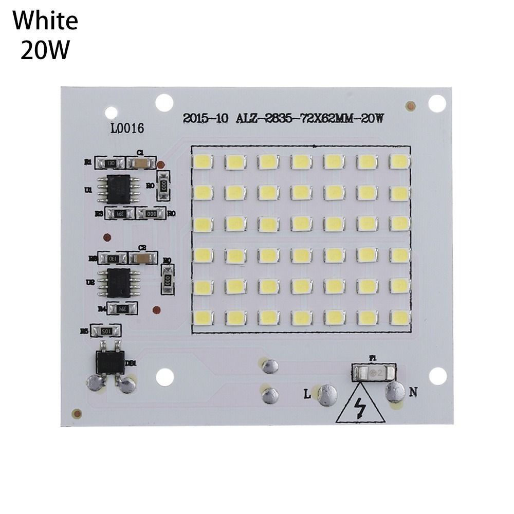Bongory 10w 20w 30w 50w 100w chip led smd 2835 đầu vào 220v hạt đèn không cần lái xe mới công suất cao hạt đèn pha đèn chiếu sáng ngoài trời
