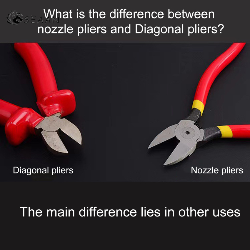 5/6/8inch Diagonal Pliers Multi Functional Electrical Wire Cable Cutters Cutting Side Snips Flush Nipper Hand Tools