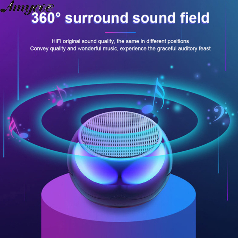 Wireless Bluetooth-compatible Speaker Small Subwoofer Portable Outdoor Mini Audio Compatible For Ios / Android