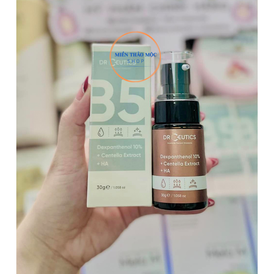 Serum cấp ẩm phục hồi da phù hợp da dầu mụn Basic B5 Hydration DrCeutics