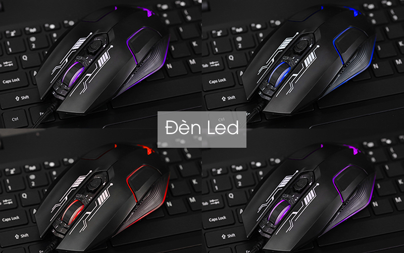 Chuột Gaming Zadez G-610M Đen ( Like New )