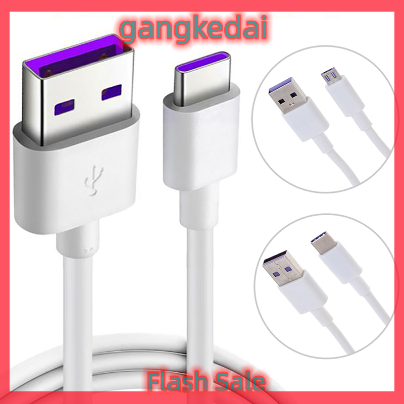Gangke cáp micro usb/type-c 5a cáp sạc nhanh cáp sạc usb android đồng bộ dữ liệu