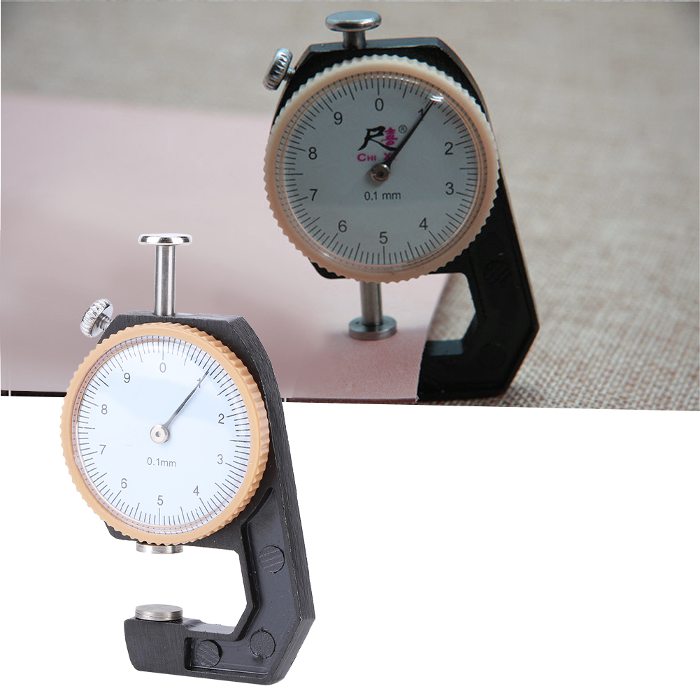 Máy đo độ dày cầm tay Máy đo độ dày chính xác chất lượng cao Dễ đọc Da dễ sử dụng để đo giấy trang sức