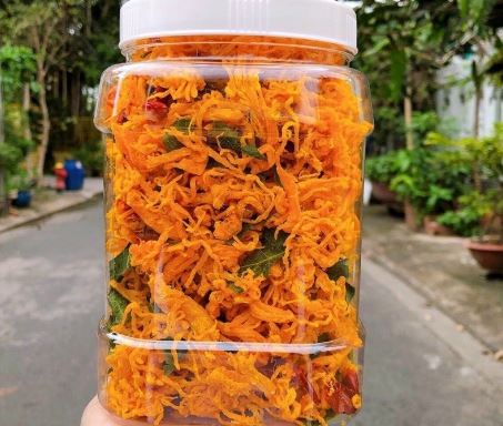 Khô Gà Lá Chanh 500g ( Giòn - Ngon - Đậm Vị )