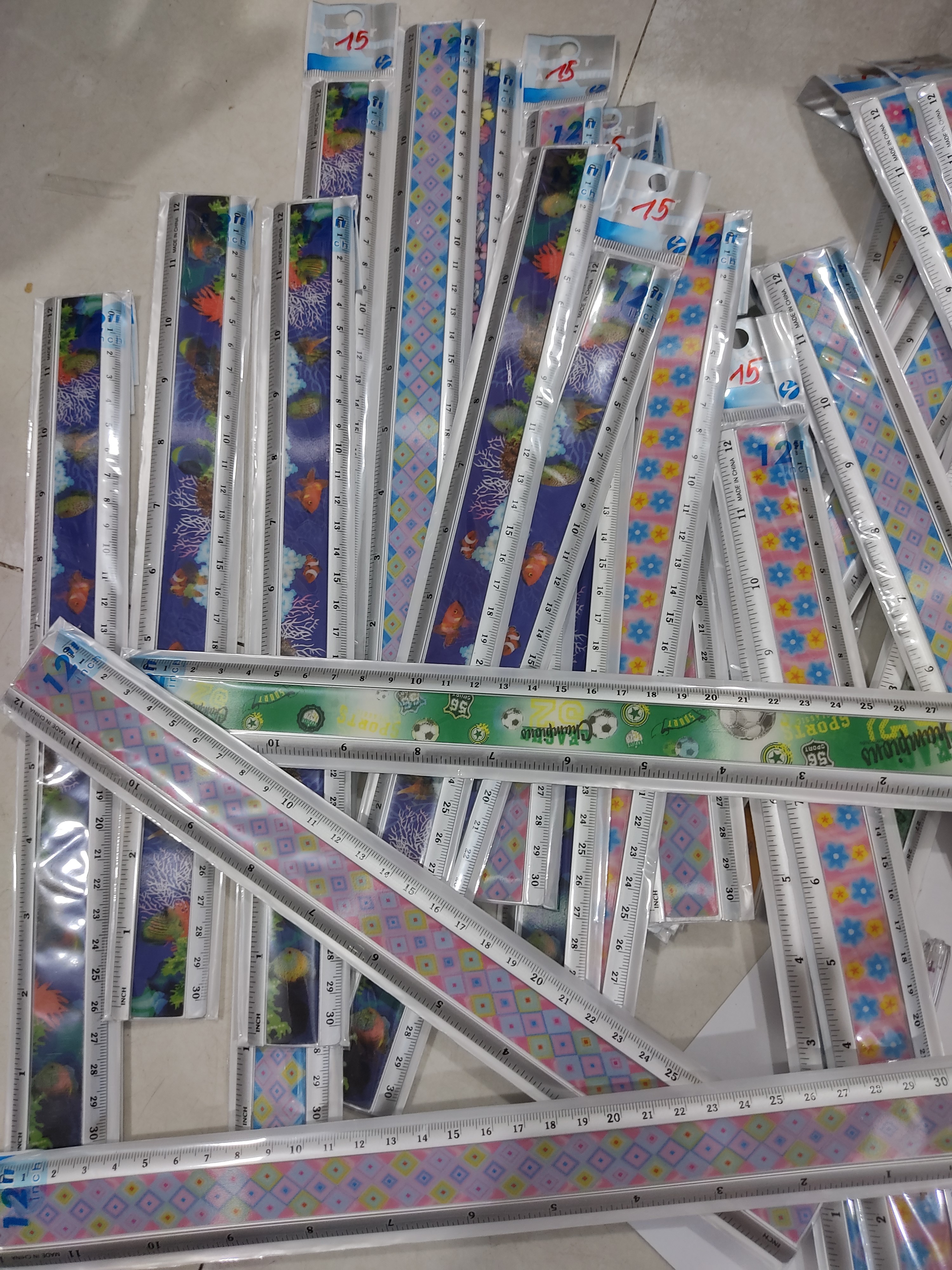 2 Cây thước nhôm 30cm