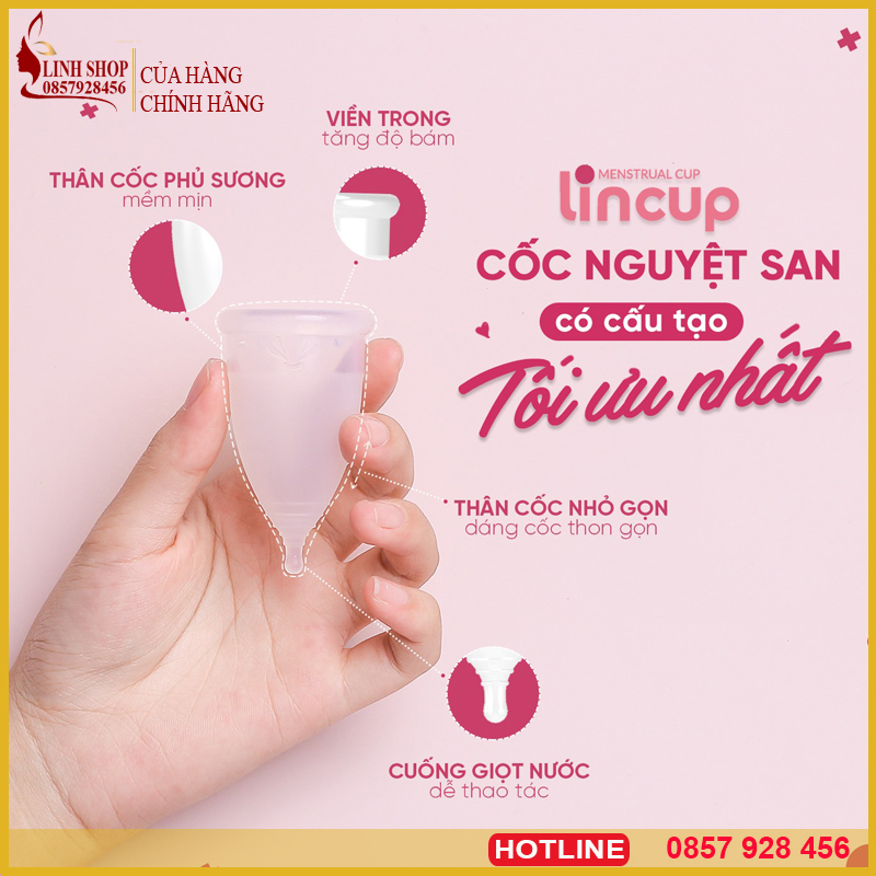 Cốc nguyệt san Lincup mẫu mới